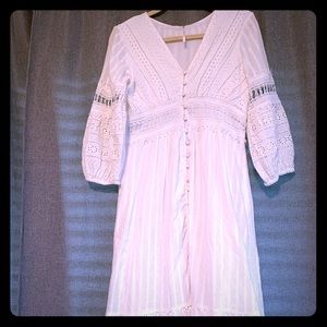 🌟NEW🌟 ANTHROPOLOGIE EBBA EYELET DRESS NWT